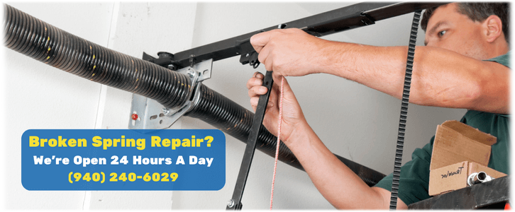 Broken Garage Door Spring Repair Denton TX (940) 240-6029